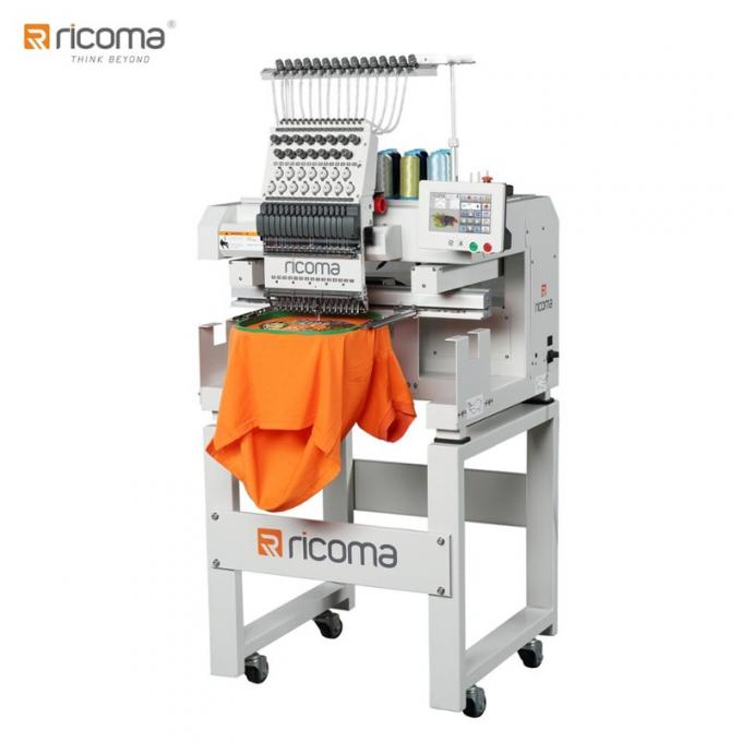 Máquina portátil MT-1201/MT-1501 do bordado da única cabeça de RICOMA